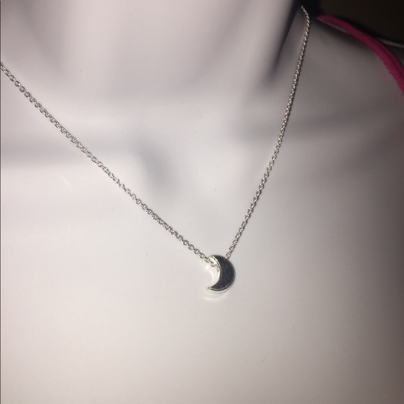 NEW silver adjustable moon necklace - Picture 2 of 3